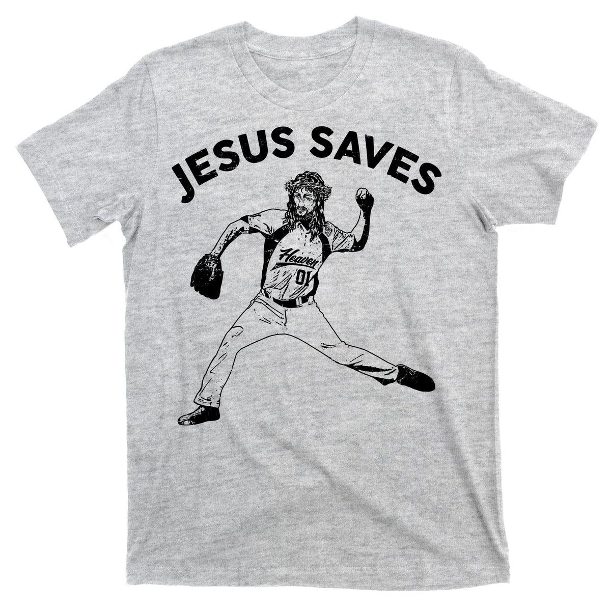 Funny Jesus Saves Baseball T-Shirt product image 9