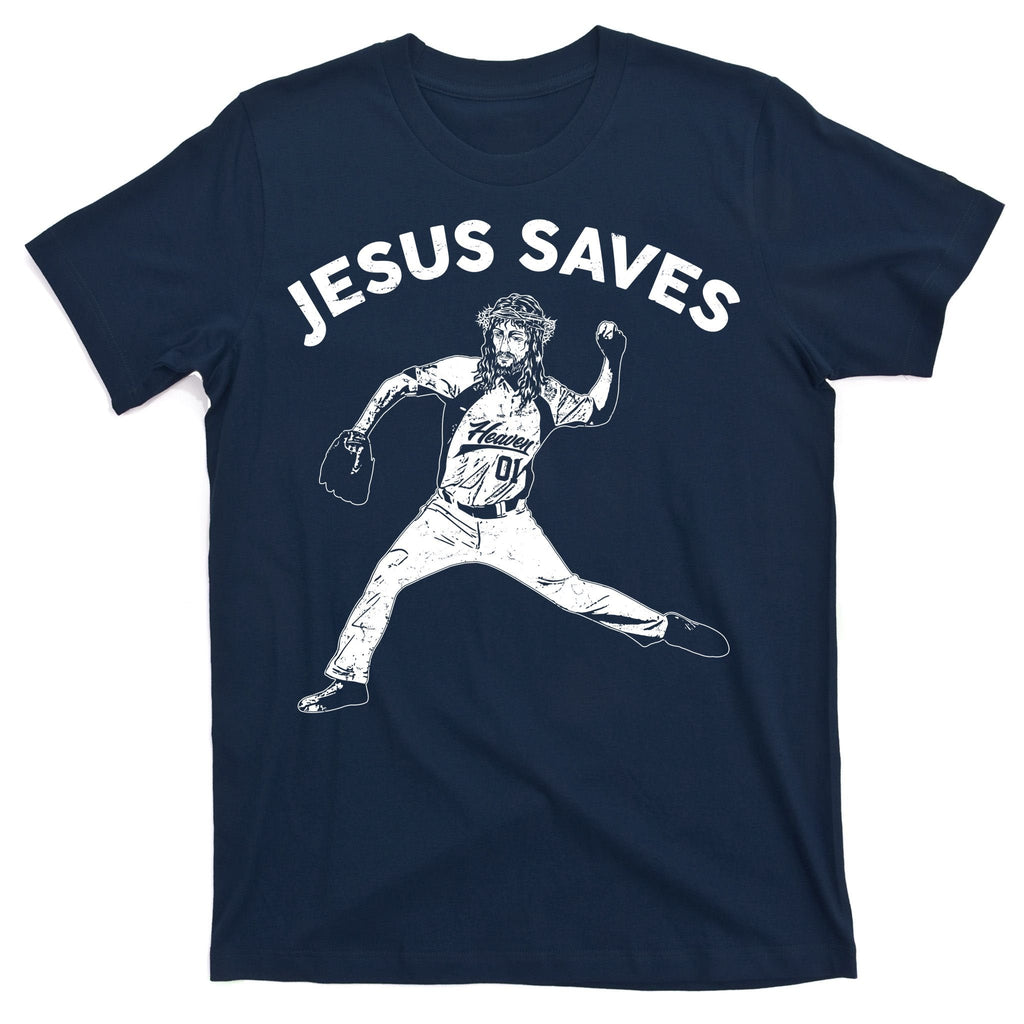 Funny Jesus Saves Baseball T-Shirt product image 1