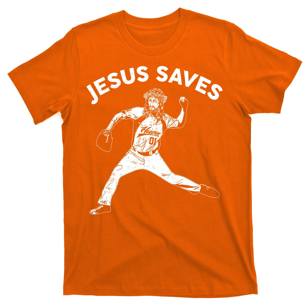 Funny Jesus Saves Baseball T-Shirt product image 5
