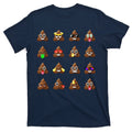 Funny Poop Emoji's Smiley T-Shirt product image 1