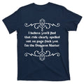 Funny Vintage Fuck You I'm The Dungeon Master T-Shirt product image 1