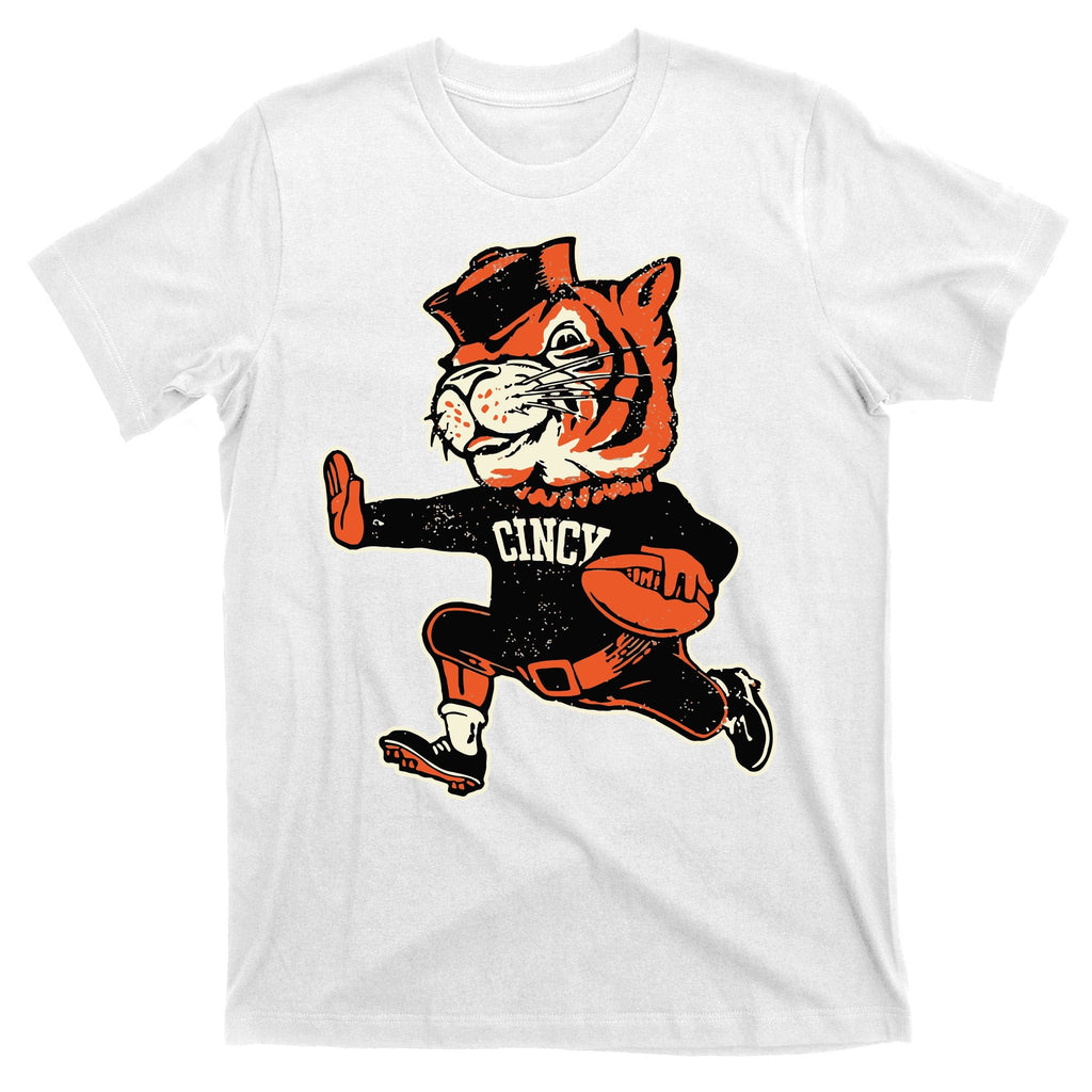 Funny Vintage Running Tiger Football Logo T-Shirt product image 11