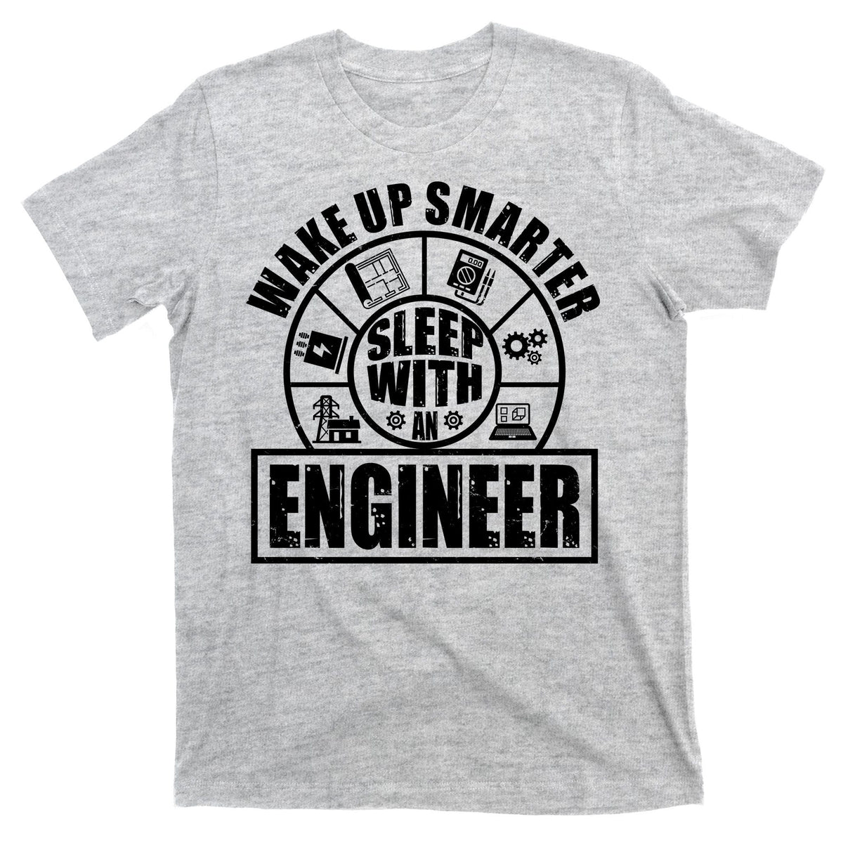 Funny Wake Up Smarter Sleep With A Engineer T-Shirt product image 9
