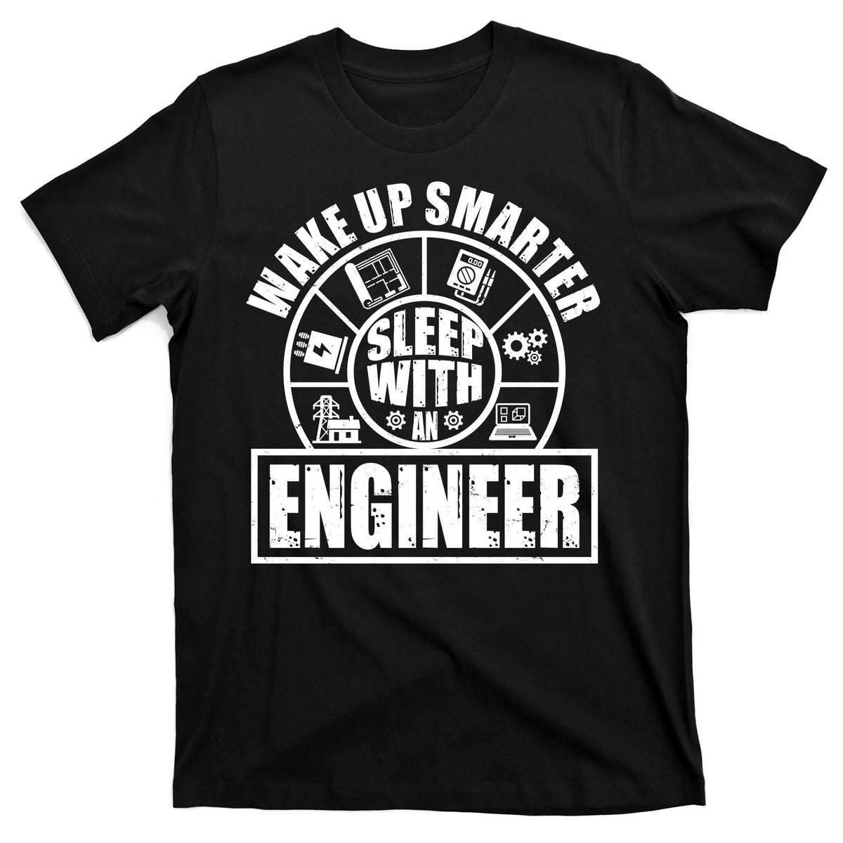 Funny Wake Up Smarter Sleep With A Engineer T-Shirt product image 7