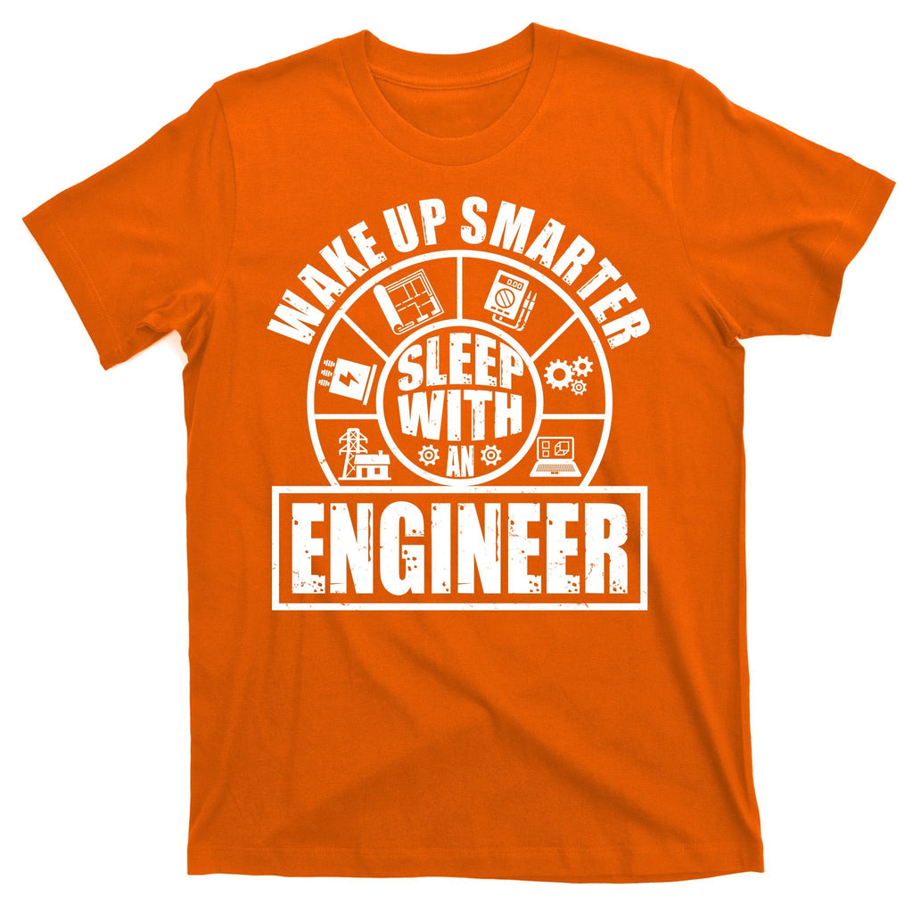 Funny Wake Up Smarter Sleep With A Engineer T-Shirt product image 5