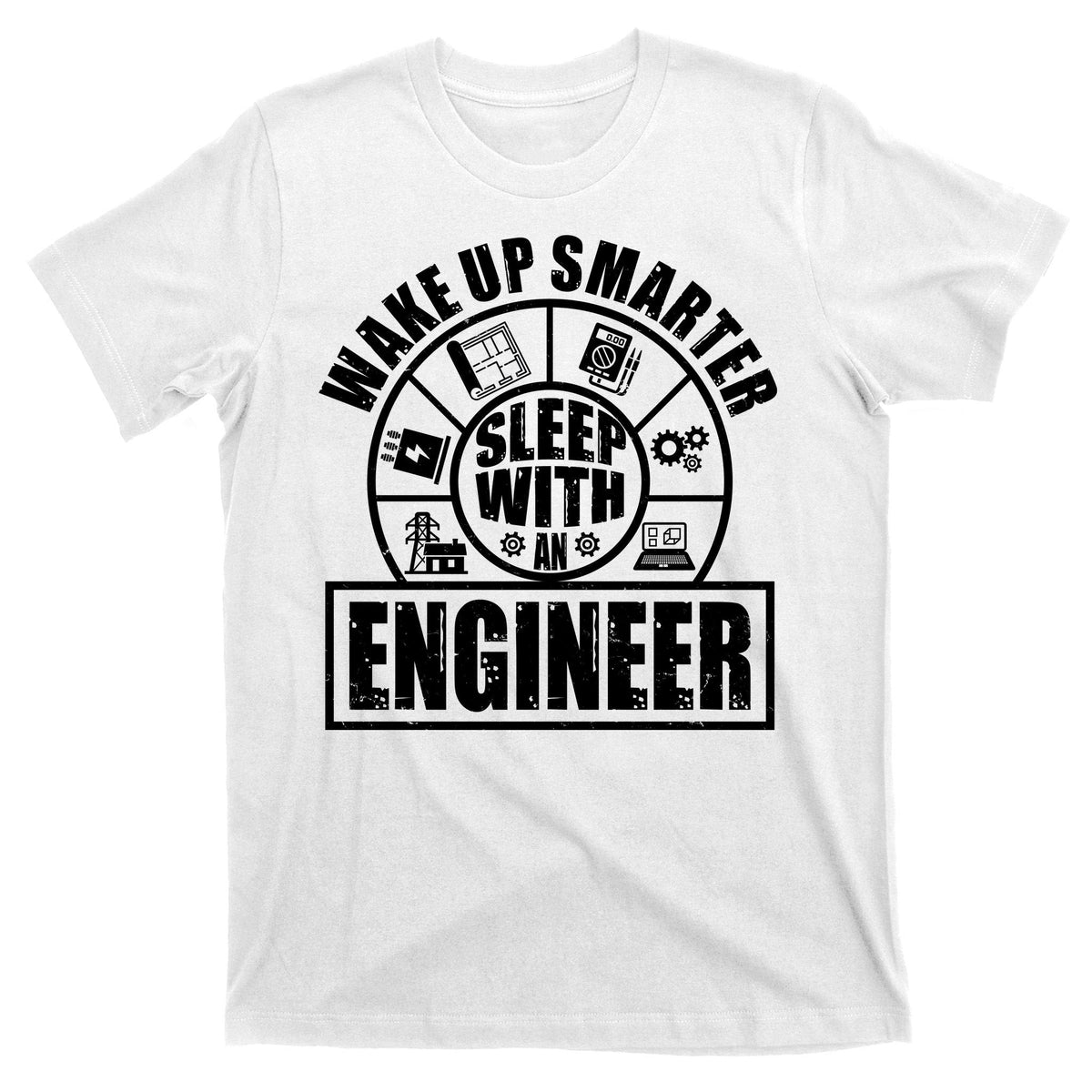 Funny Wake Up Smarter Sleep With A Engineer T-Shirt product image 11