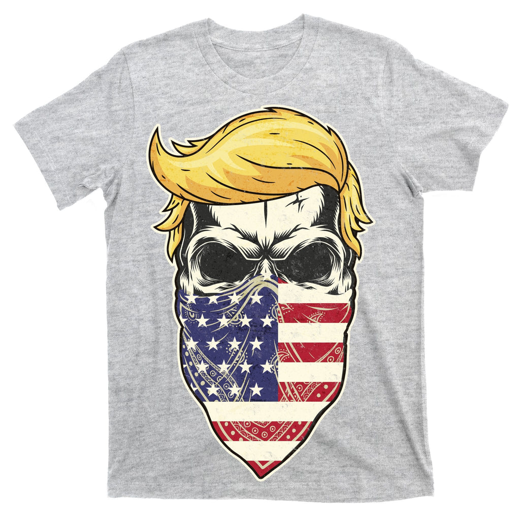 Gangster Trump USA Bandanna Skull T-Shirt product image 9