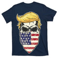 Gangster Trump USA Bandanna Skull T-Shirt product image 1
