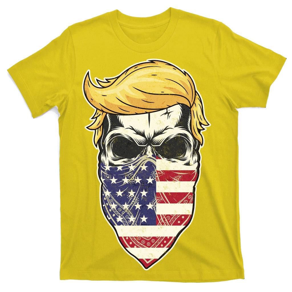 Gangster Trump USA Bandanna Skull T-Shirt product image 3