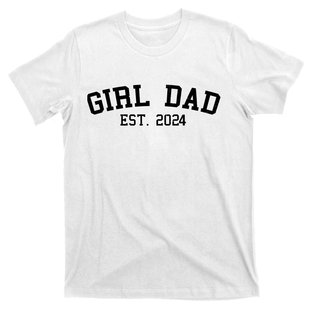 Girl Dad Est 2024 Celebrating New Baby T-Shirt product image 11