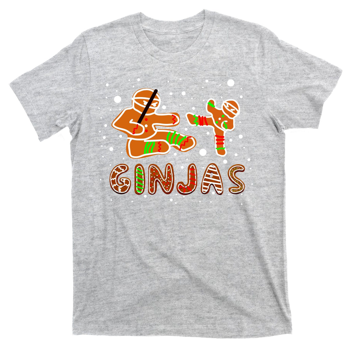 Ginjas Funny Gingerbread Christmas T-Shirt product image 9