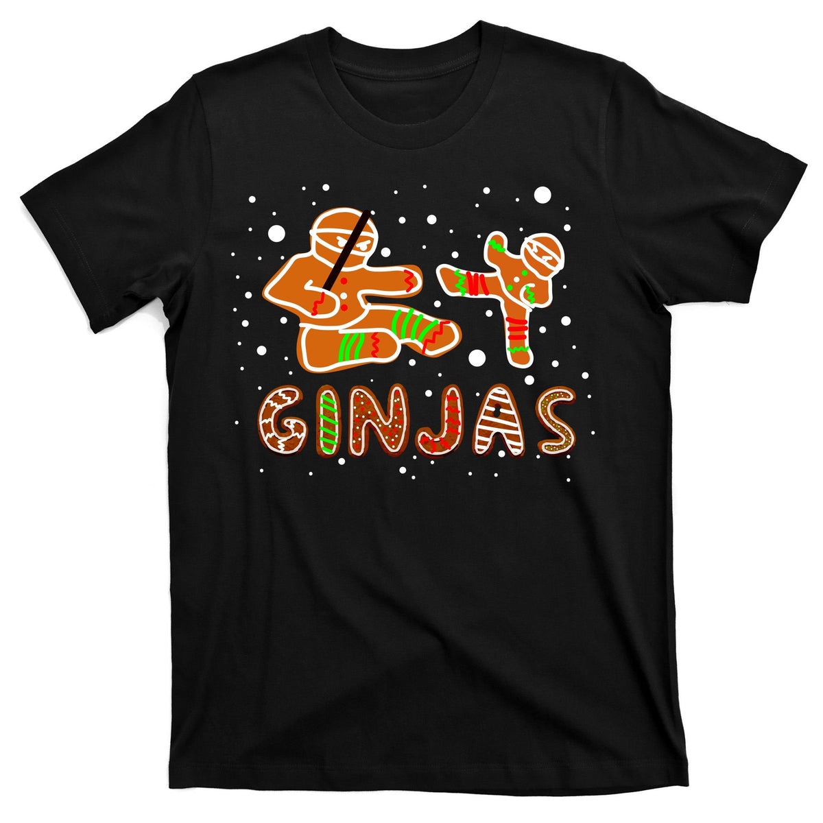 Ginjas Funny Gingerbread Christmas T-Shirt product image 7