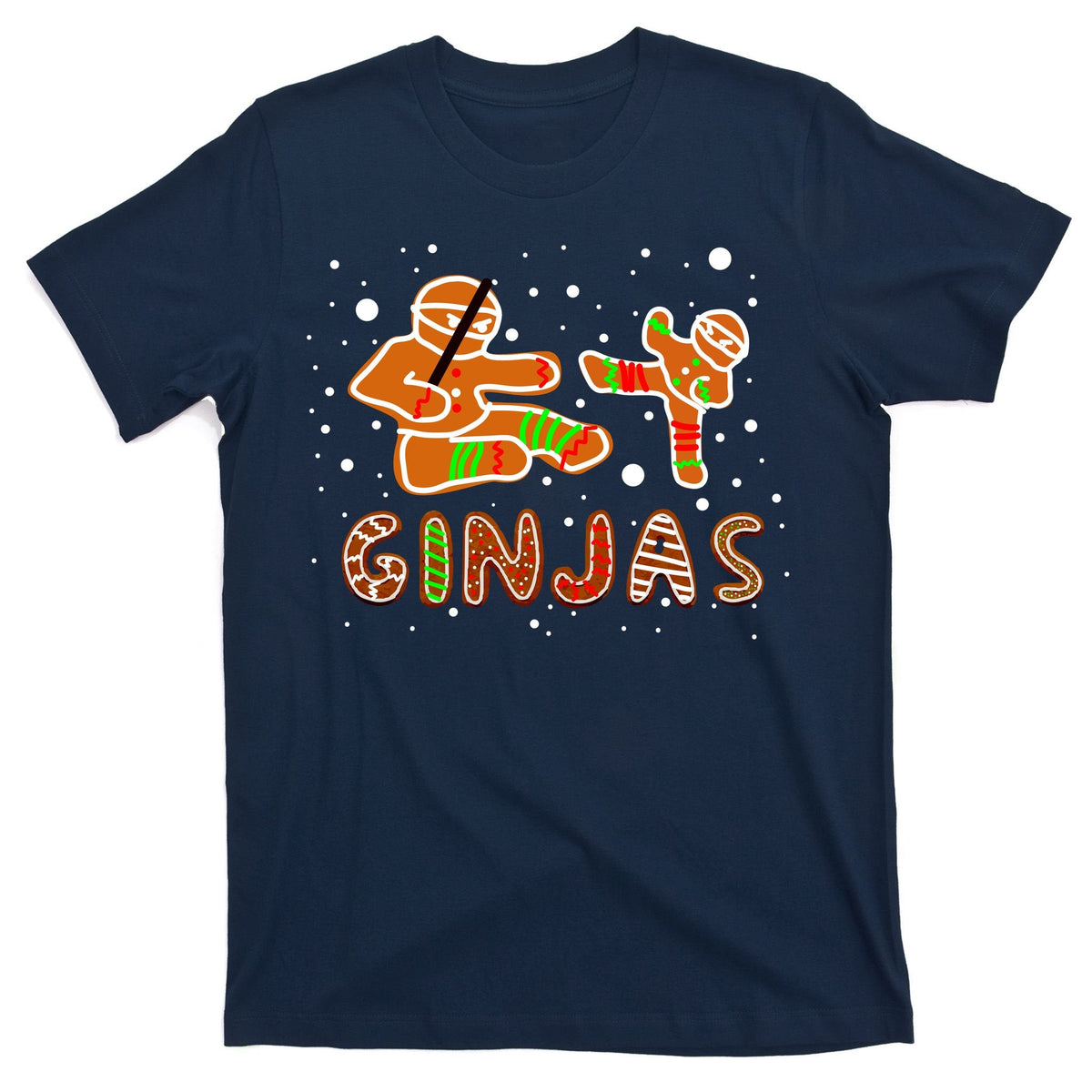 Ginjas Funny Gingerbread Christmas T-Shirt product image 1