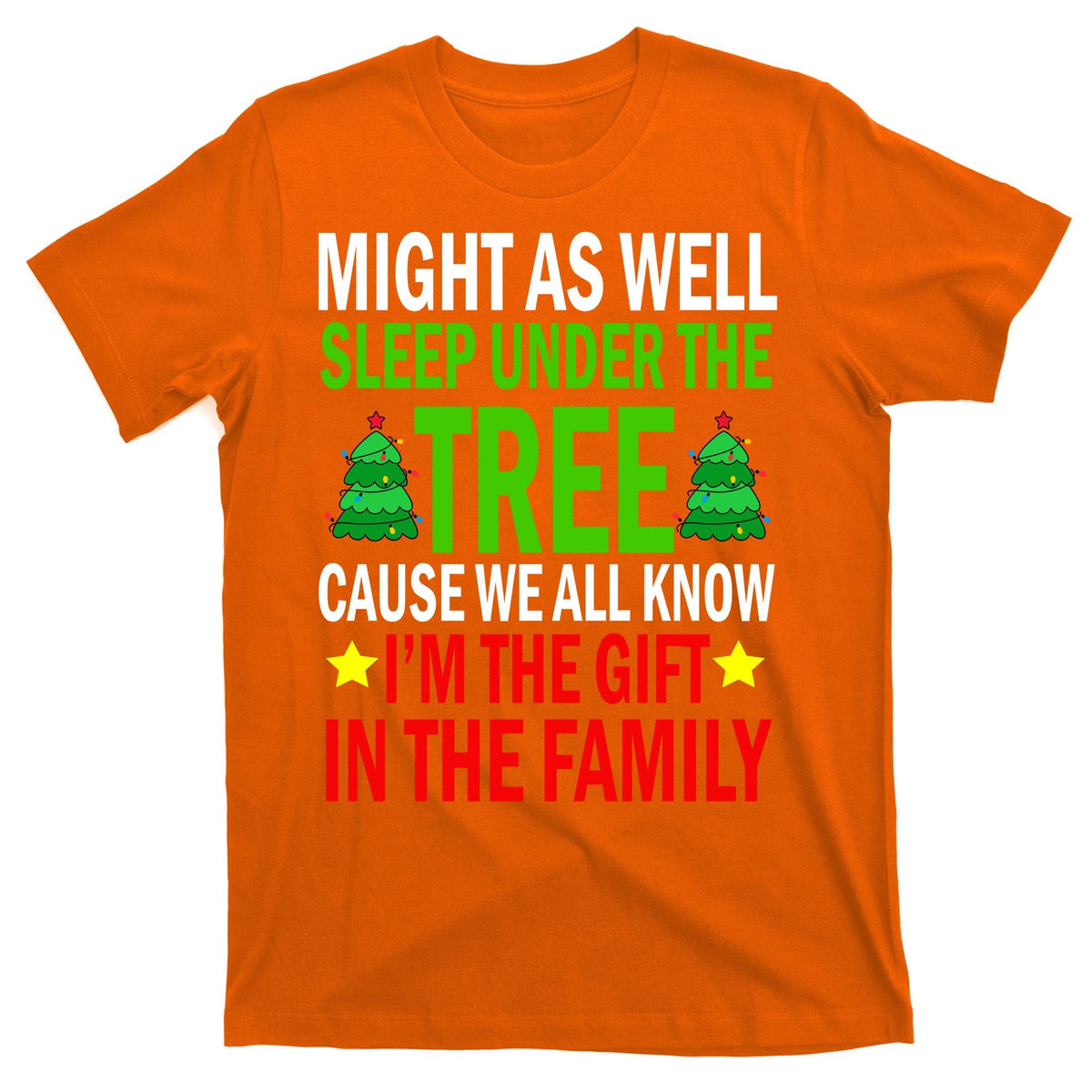 Gift In The Family Funny Christmas Holiday T-Shirt product image 5