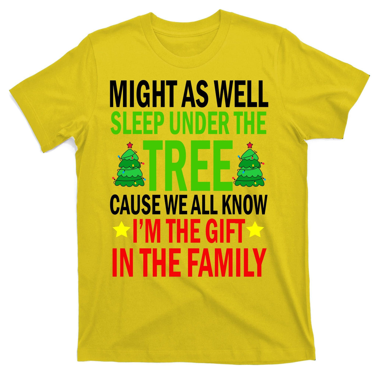 Gift In The Family Funny Christmas Holiday T-Shirt product image 3