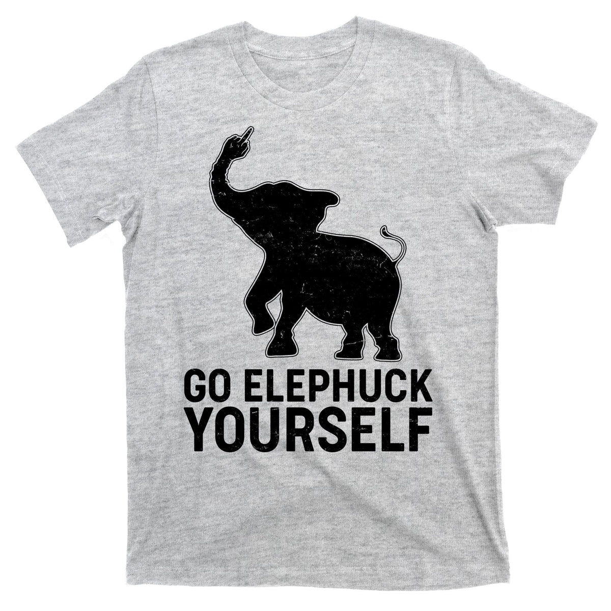 Go Elephuck Yourself Elephant Middle Finger T-Shirt product image 9