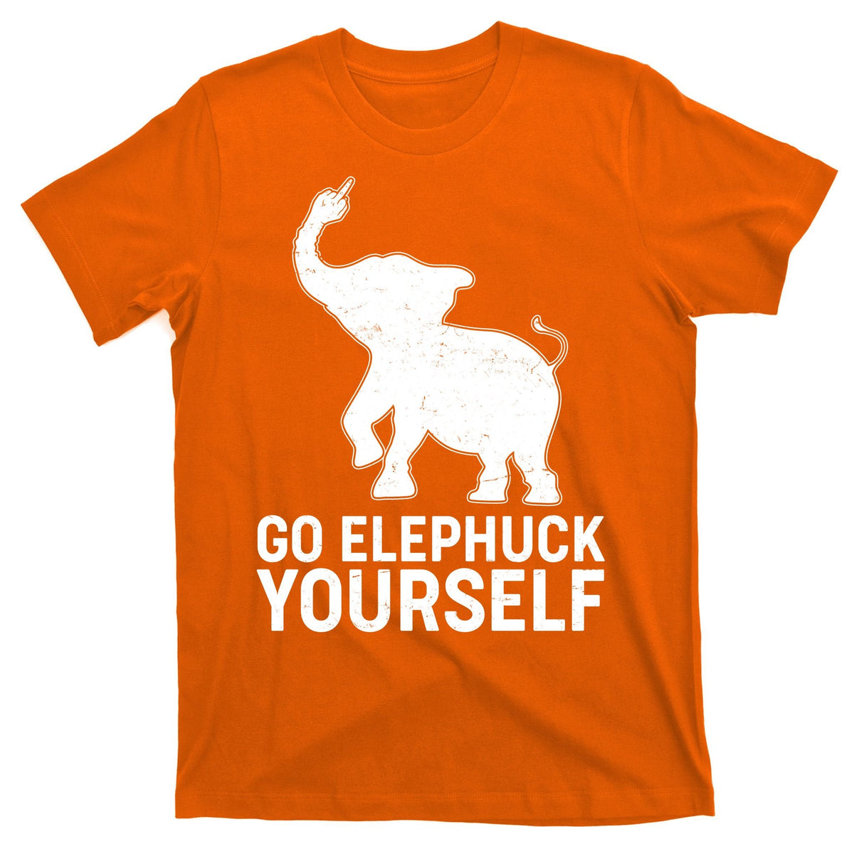 Go Elephuck Yourself Elephant Middle Finger T-Shirt product image 5