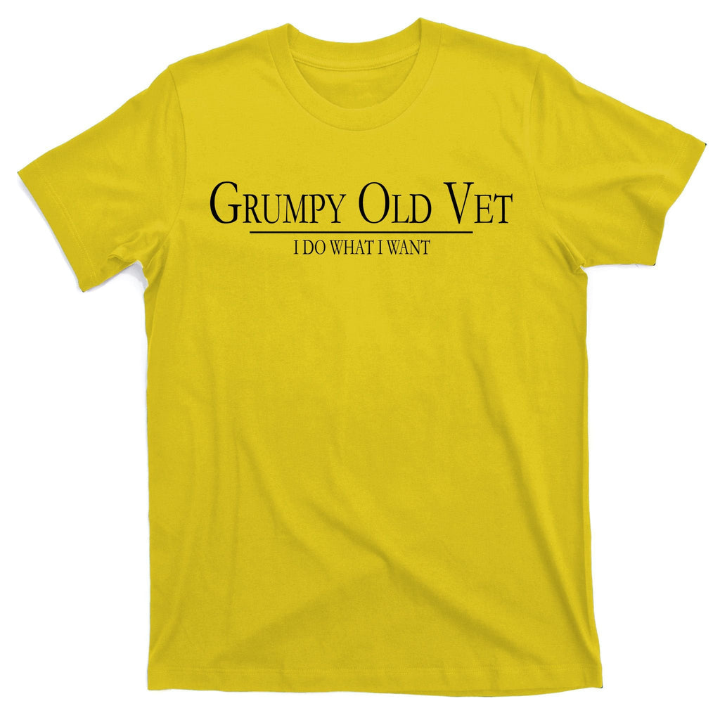 Grumpy Old Vet I Do What I Want T-Shirt product image 3