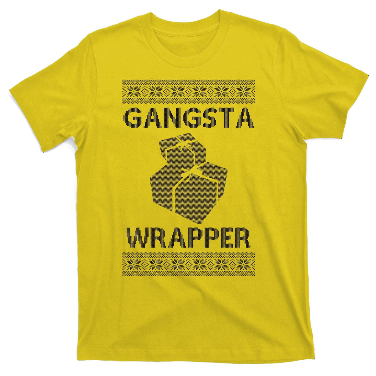 Gangsta Wrapper Ugly Christmas Sweater T-Shirt product image 3