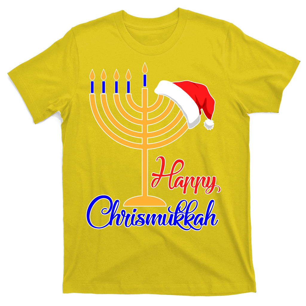 Happy Chrismukkah Christmas Hanukkah T-Shirt product image 3