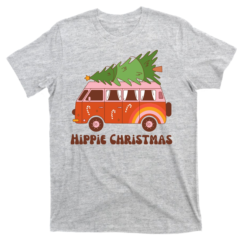Hippie Christmas Van Holiday T-Shirt product image 9