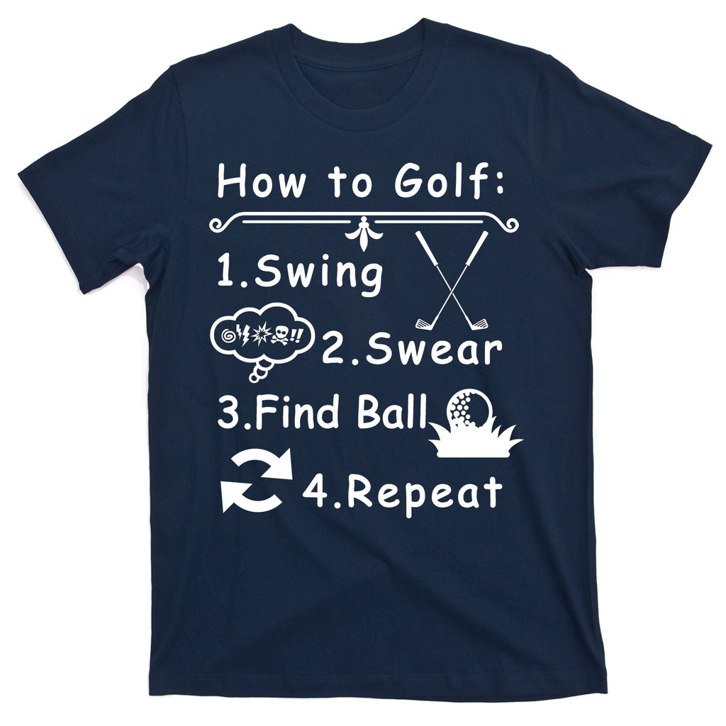 How To Golf Funny T-Shirt product image 1