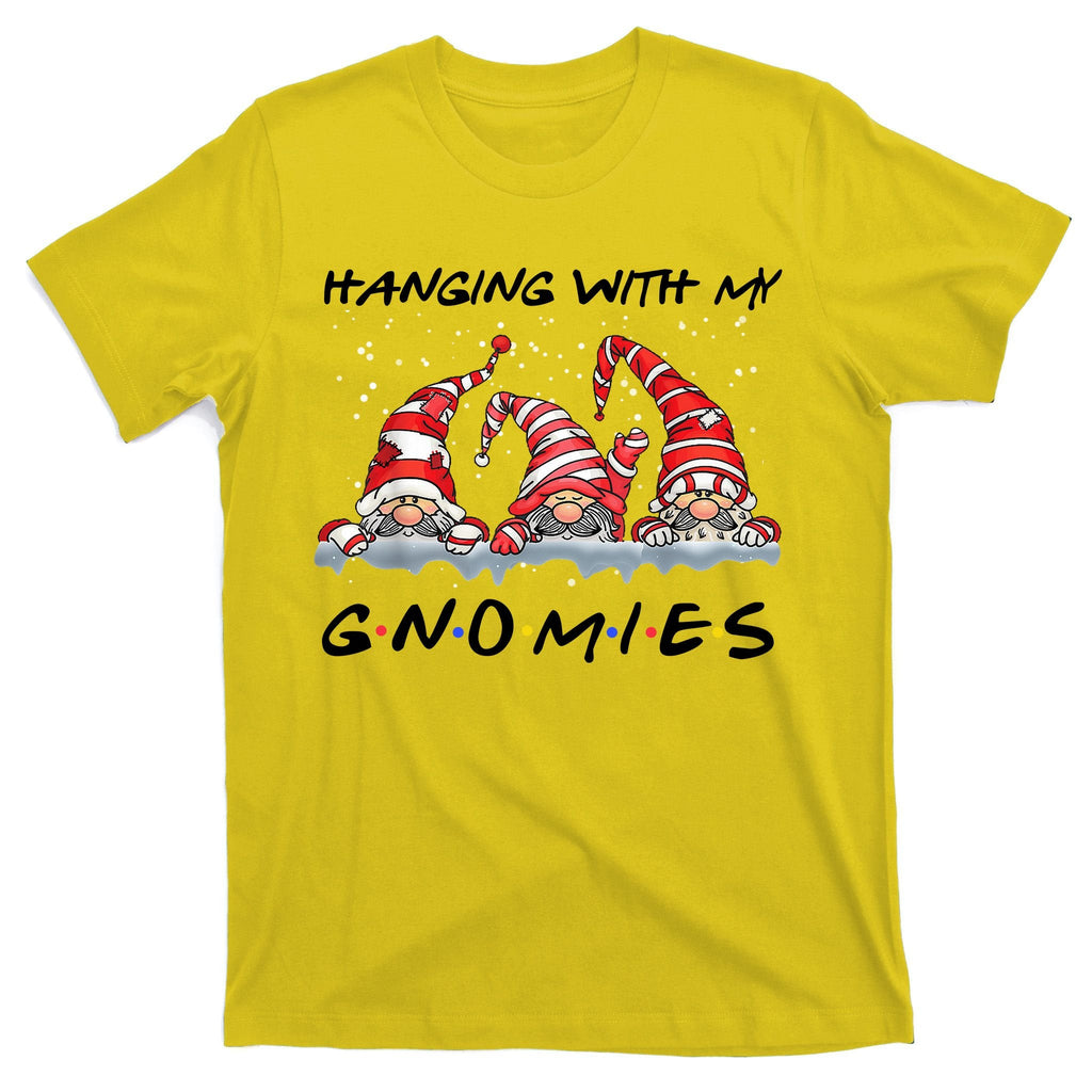 Hanging With My Gnomies Friends Christmas T-Shirt product image 3