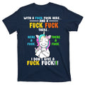 I Don't Give A Fuck Offensive Funny Unicorn T-Shirt product image 1
