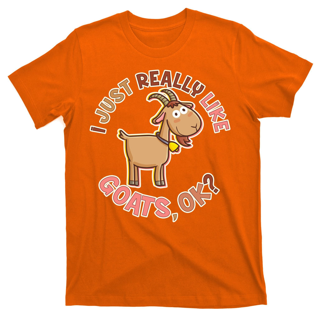 I Just Really Like Goats Ok? T-Shirt product image 5