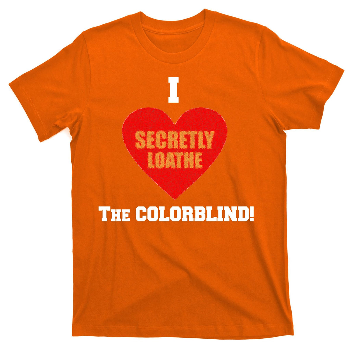 I Secretly Loathe Colorblind T-Shirt product image 5