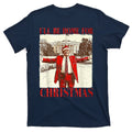 Ill Be Home For Christmas Santa Trump Funny Holiday T-Shirt product image 1