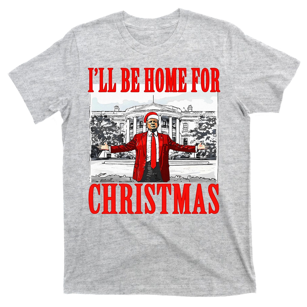 Ill Be Home For Christmas Funny Donald Trump T-Shirt product image 9