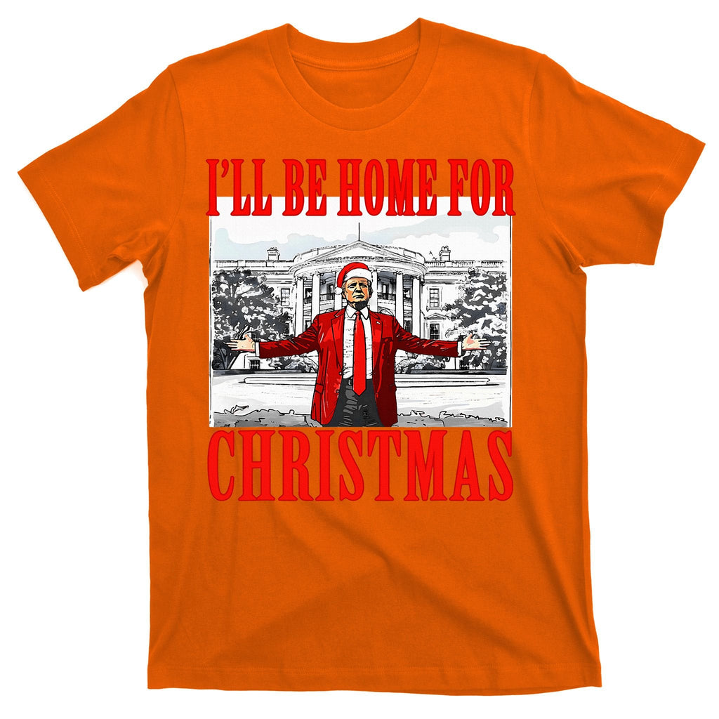 Ill Be Home For Christmas Funny Donald Trump T-Shirt product image 5
