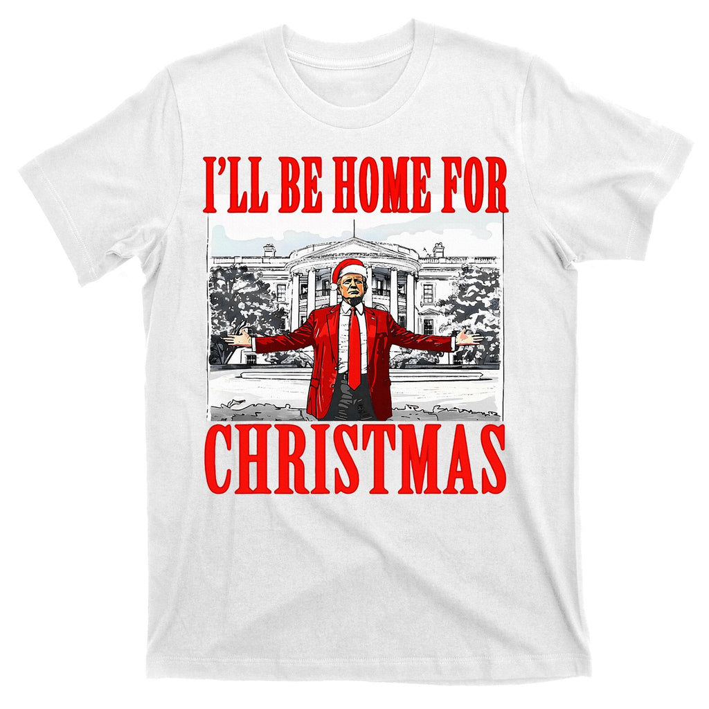 Ill Be Home For Christmas Funny Donald Trump T-Shirt product image 11