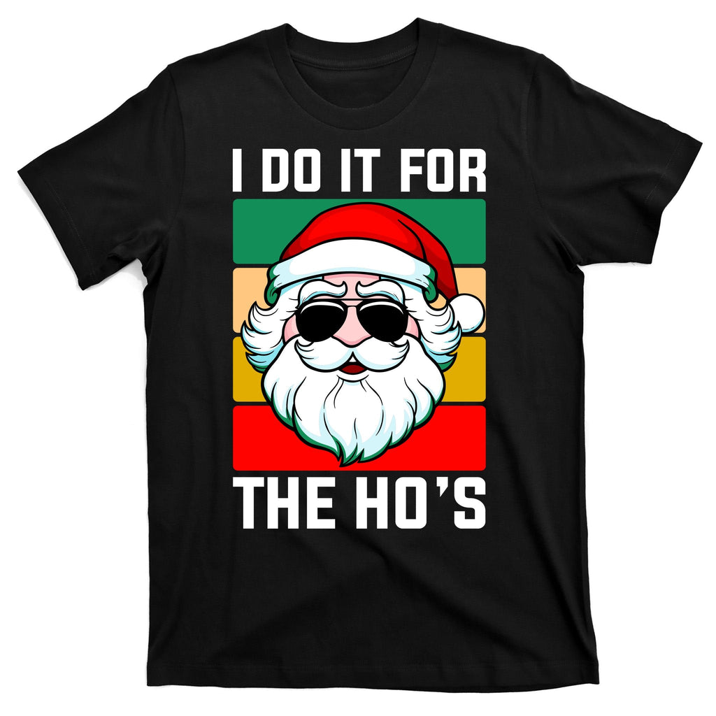 I Do It For The Hos Santa Claus Shades Funny Christmas product image 7