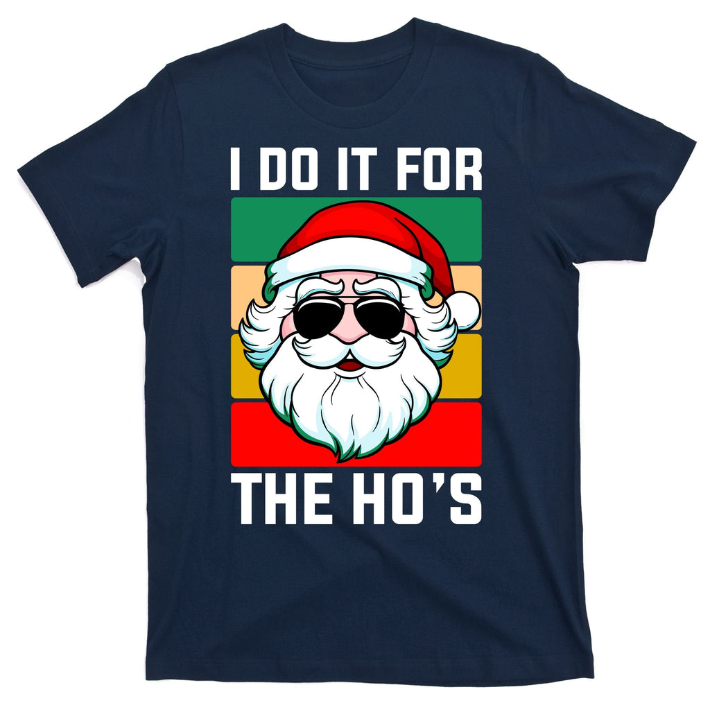 I Do It For The Hos Santa Claus Shades Funny Christmas product image 1