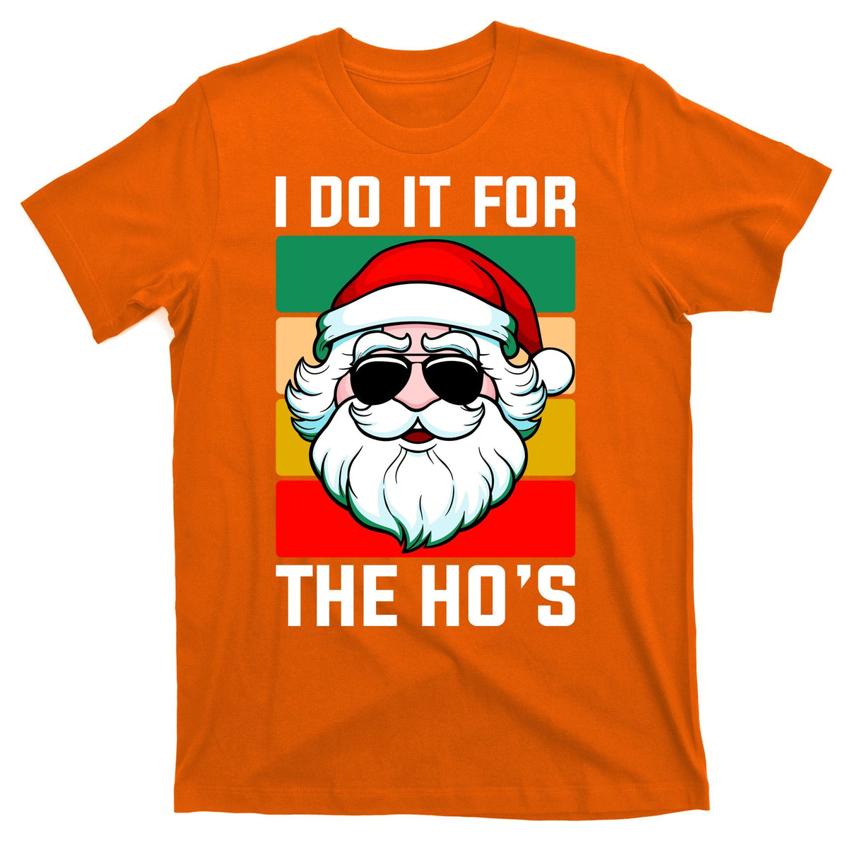 I Do It For The Hos Santa Claus Shades Funny Christmas product image 5