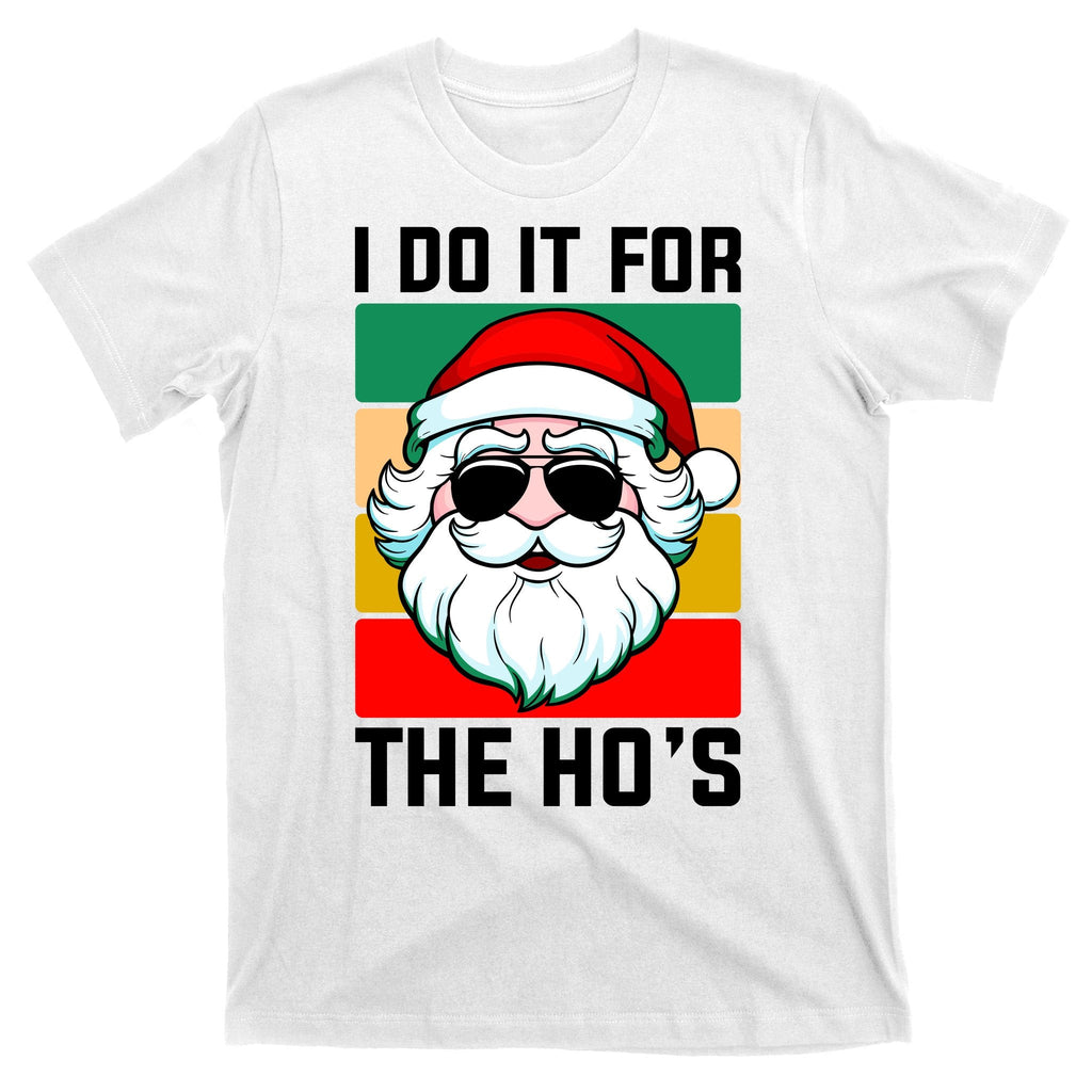 I Do It For The Hos Santa Claus Shades Funny Christmas product image 11