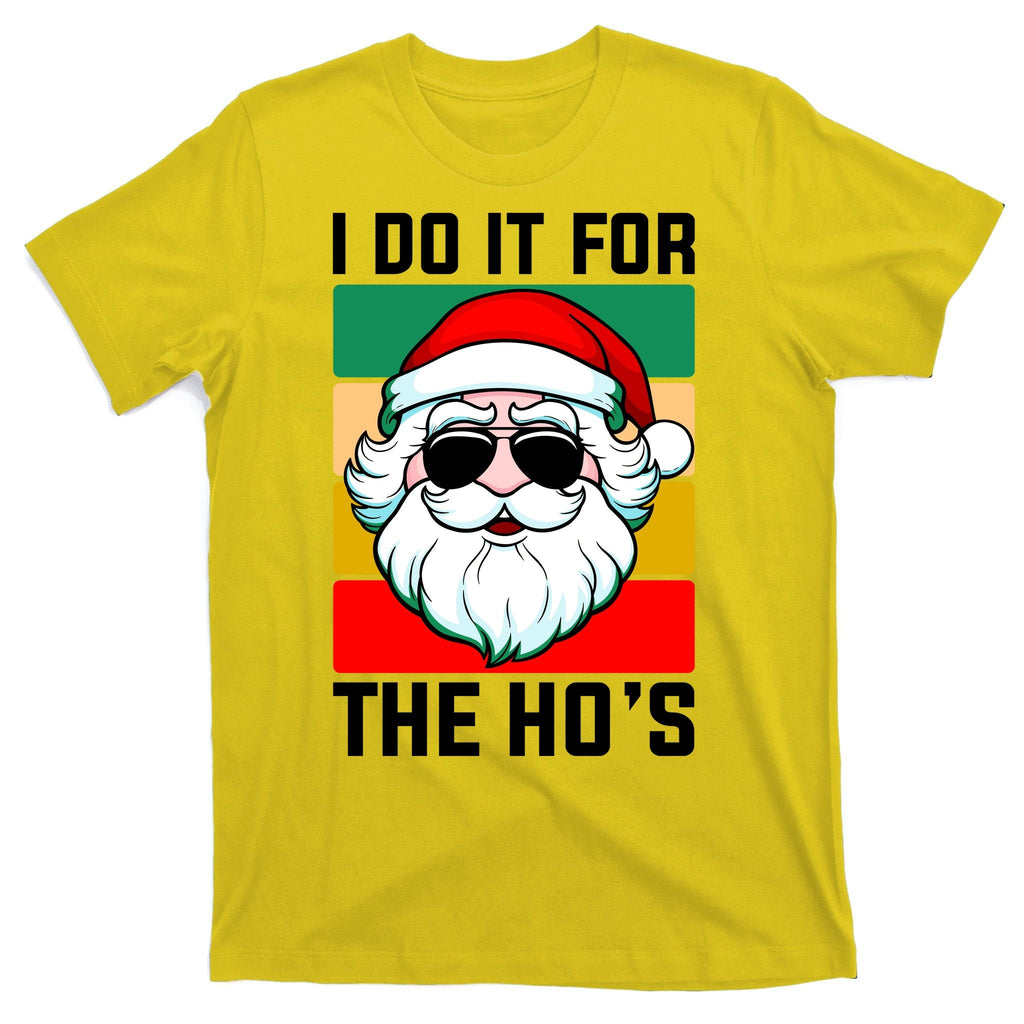 I Do It For The Hos Santa Claus Shades Funny Christmas product image 3