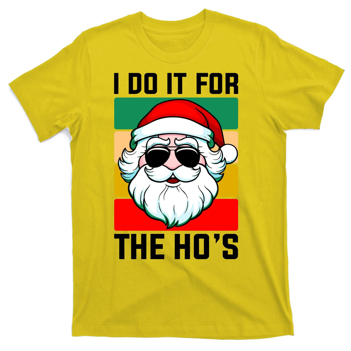 I Do It For The Hos Santa Claus Shades Funny Christmas product image 3