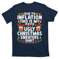 Inflation Fun Ugly Christmas Sweater T-Shirt product image 1
