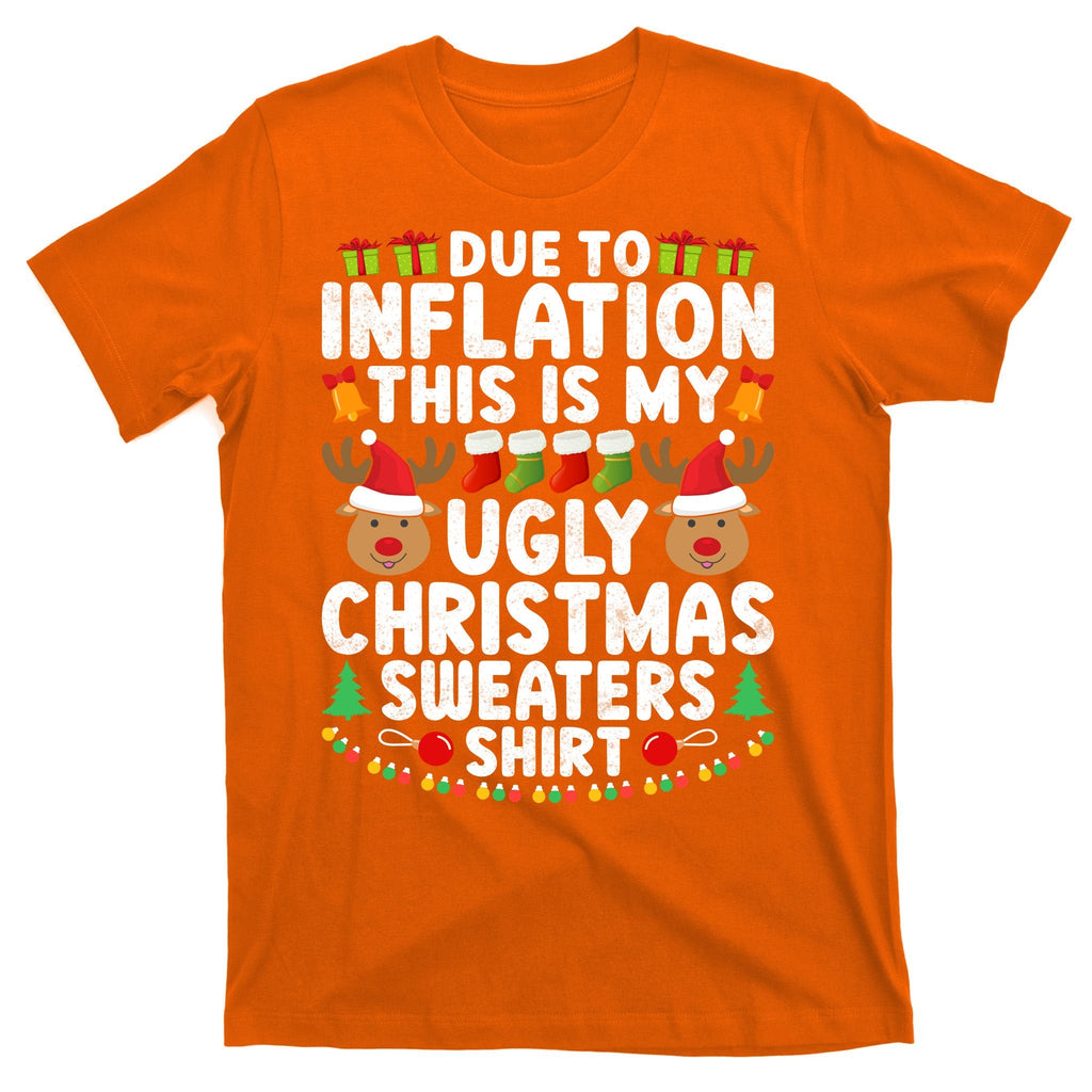 Inflation Fun Ugly Christmas Sweater T-Shirt product image 3