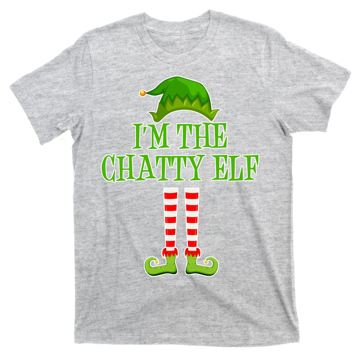 I'm The Chatty Elf Matching Family Christmas T-Shirt product image 9