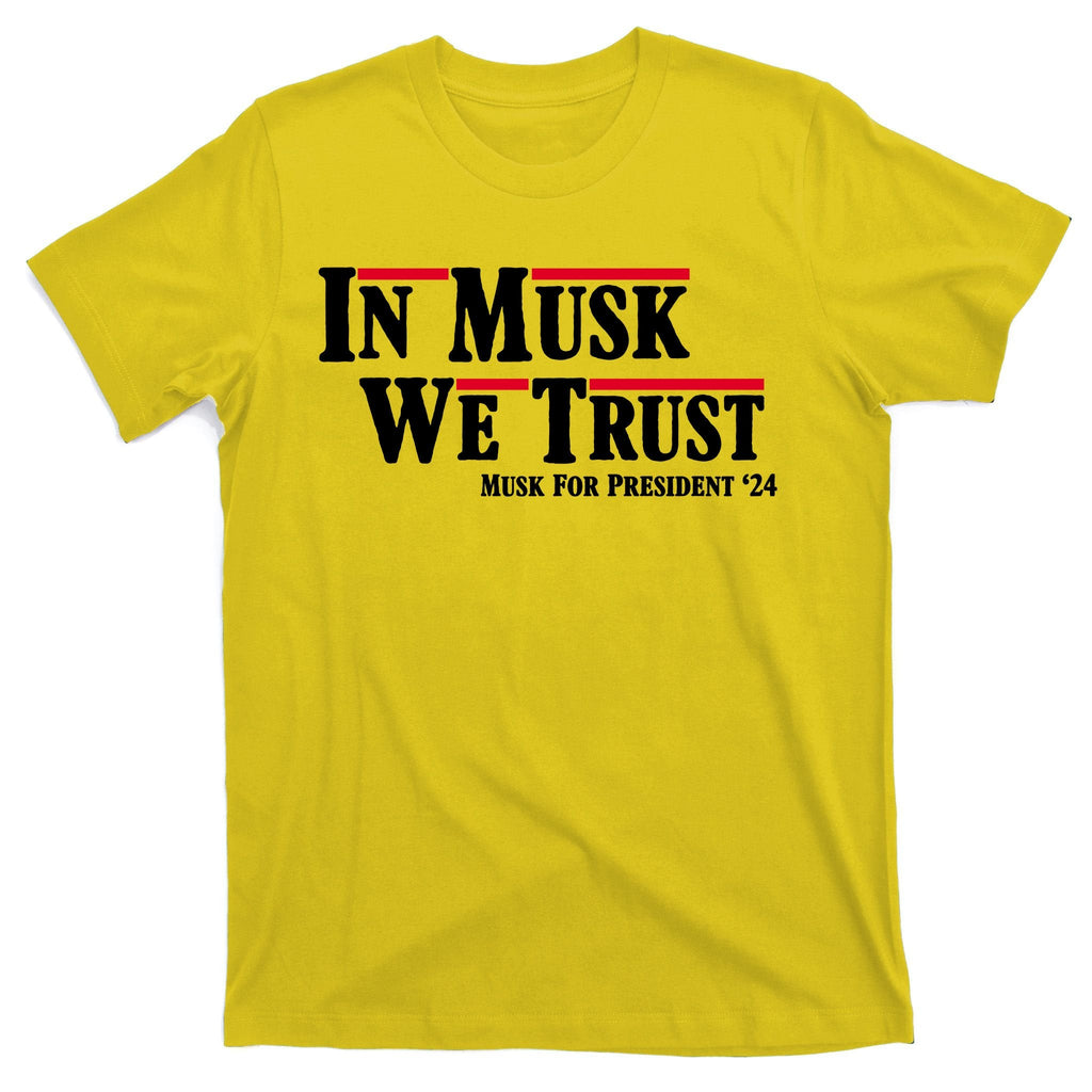 In Musk We Trust For President 2024 T-Shirt product image 3