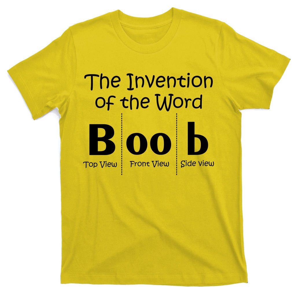 Invention Of The Word Boob T-Shirt product image 3