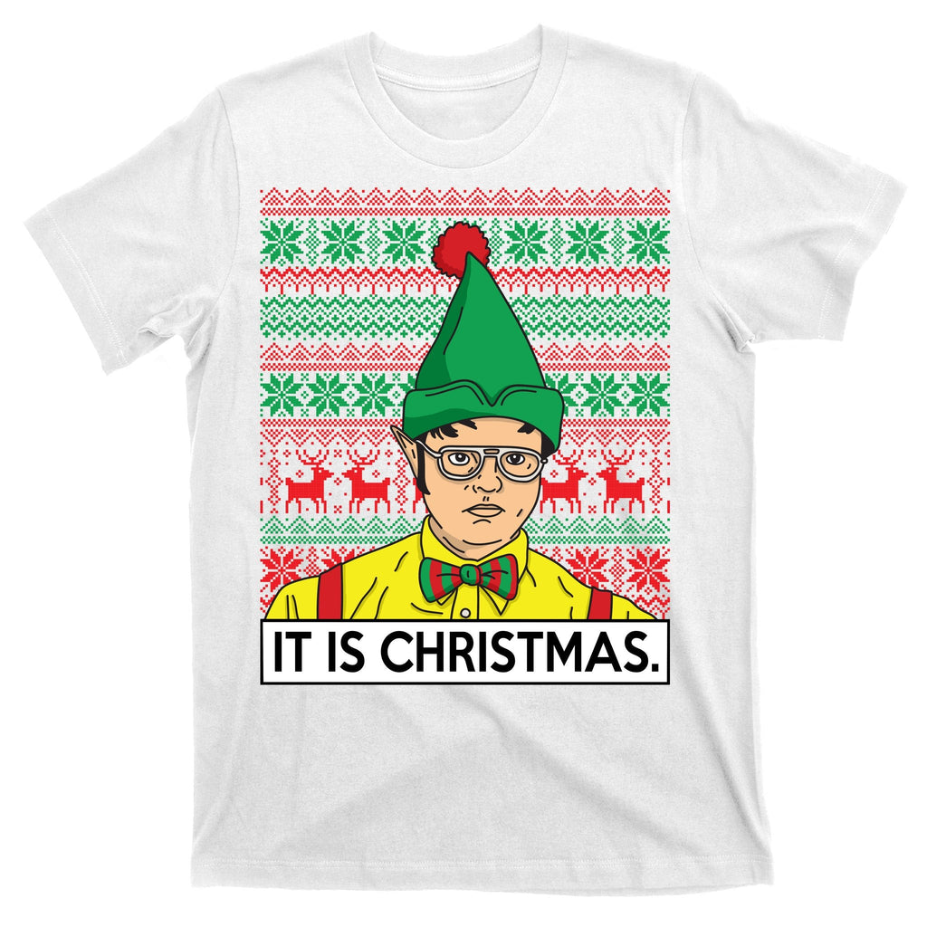 It Is Christmas Ugly Sweater Funny T-Shirt product image 11