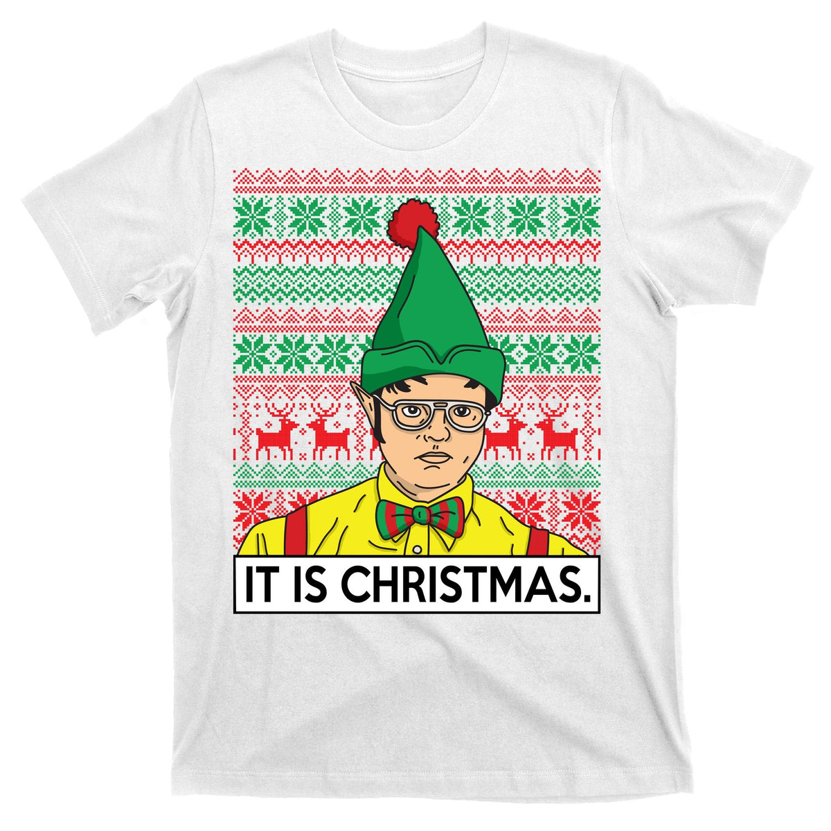 It Is Christmas Ugly Sweater Funny T-Shirt product image 11