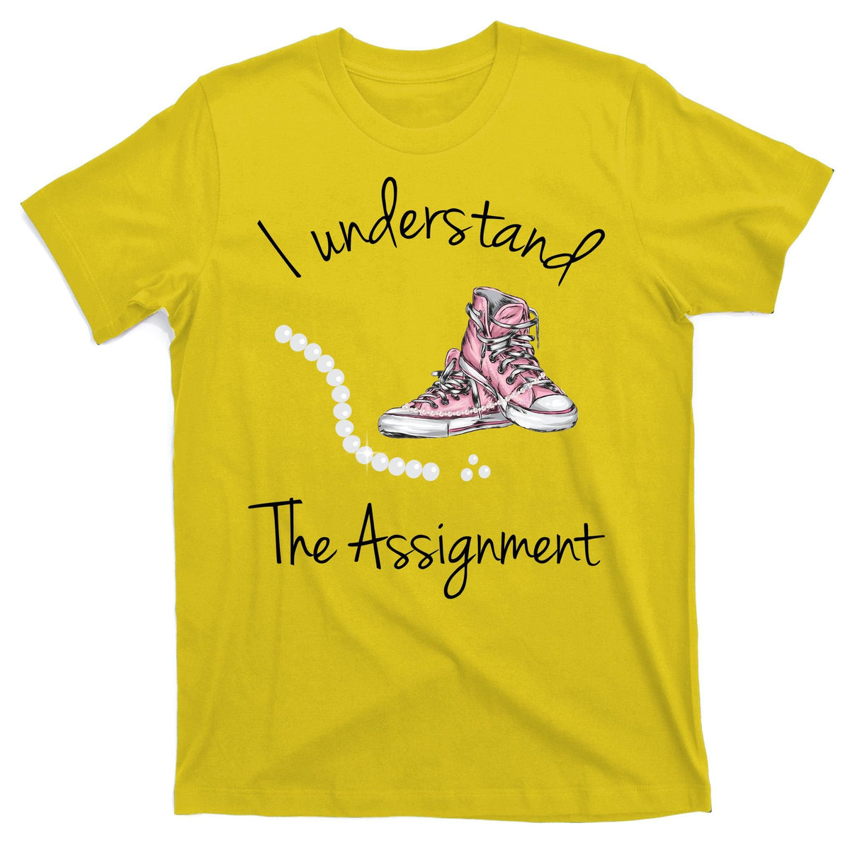 I Understand The Assignment Kamala Harris Sneaker T-Shirt