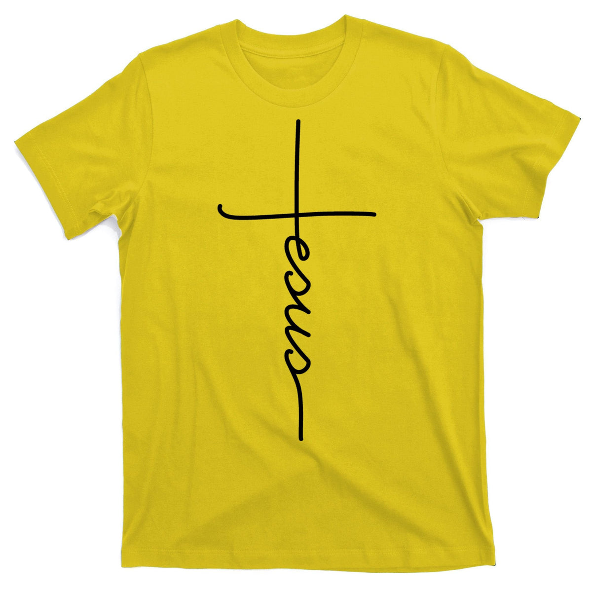 Jesus Christ Faith Christian Cross Logo T-Shirt product image 3