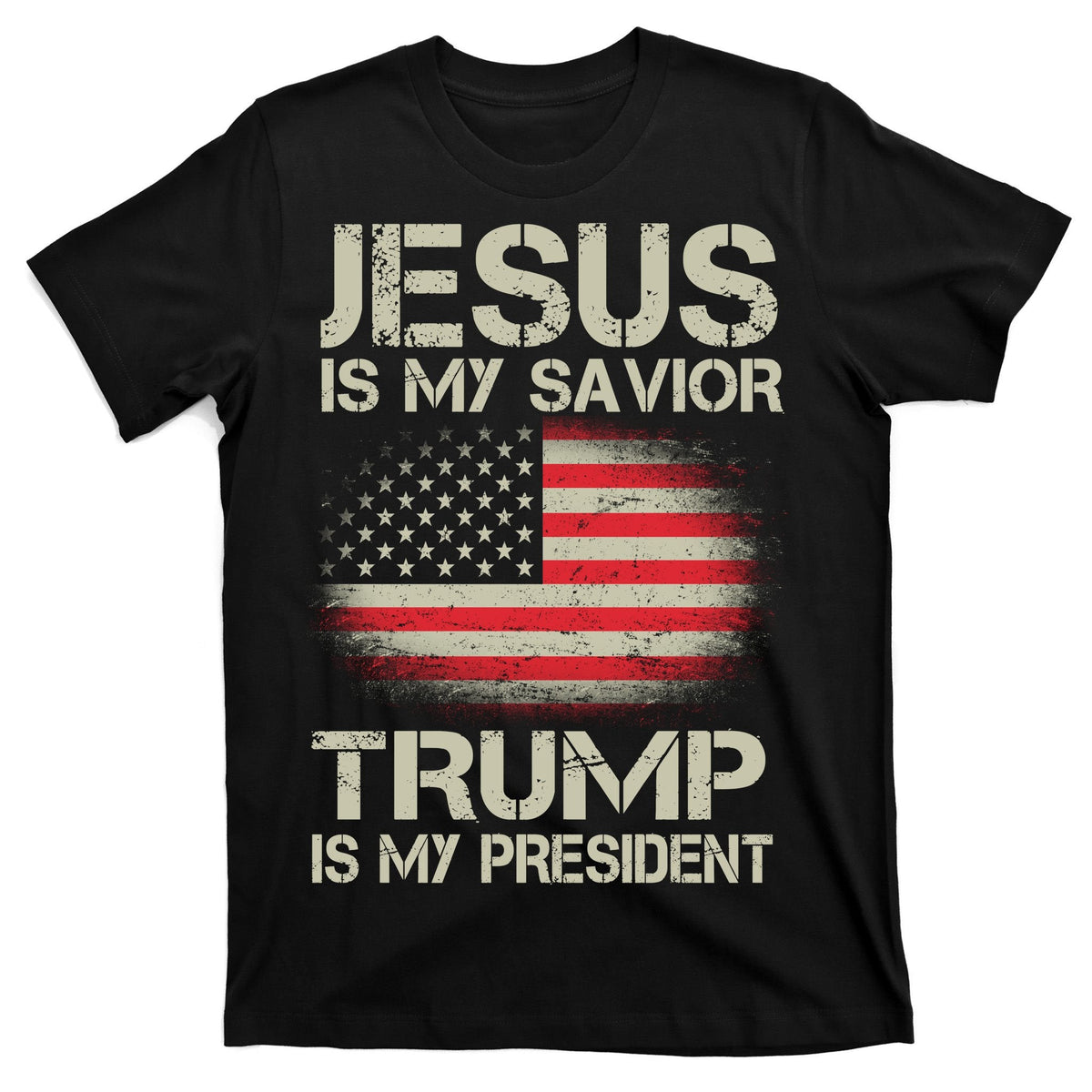 Jesus Is My Savior Trump Is My President T-Shirt product image 7